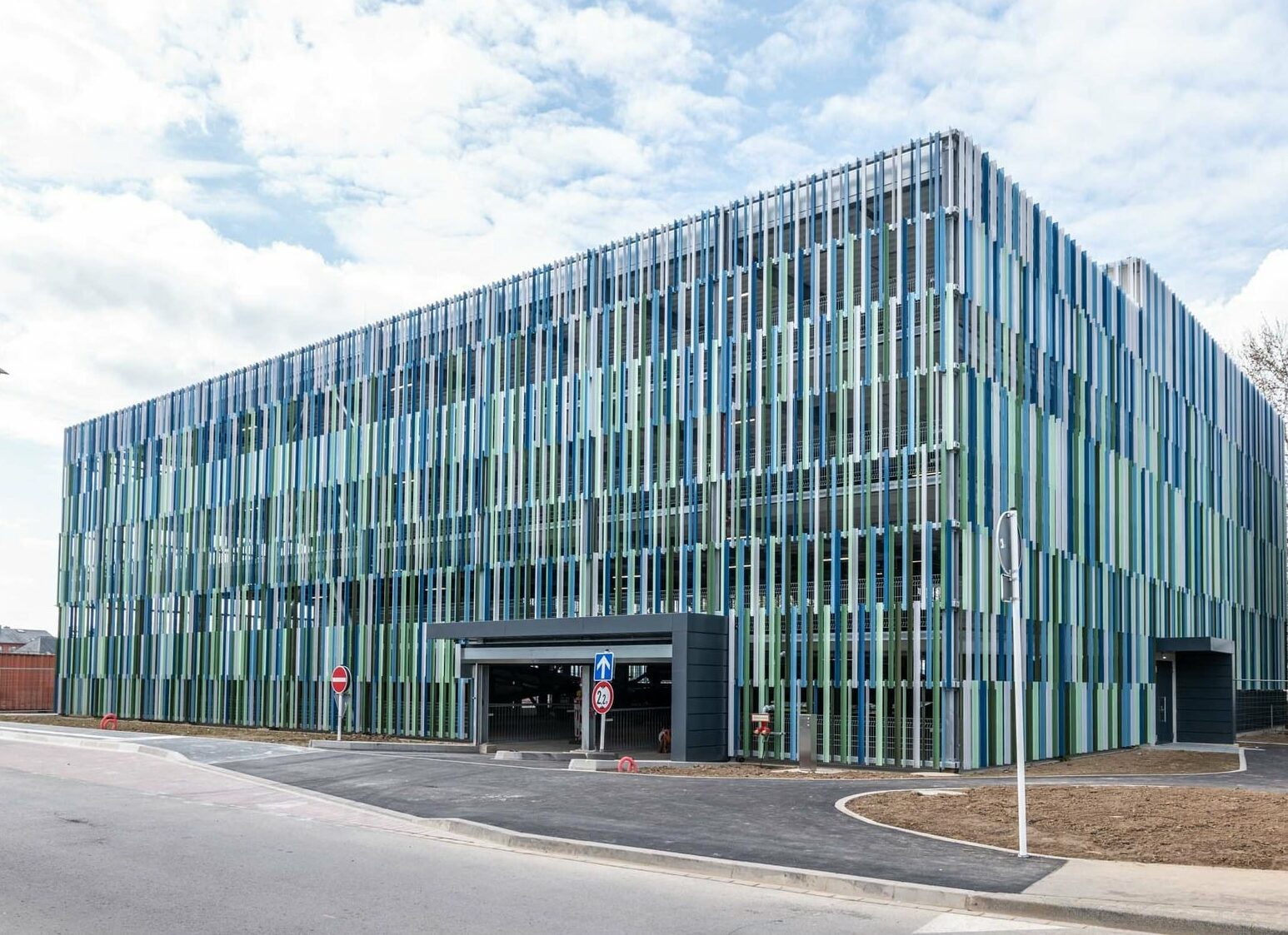 Ouvrage de stationnement en silo à Rodange